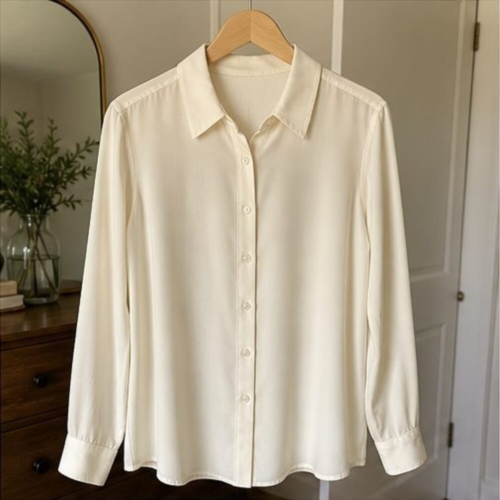 White Lace Trim Top